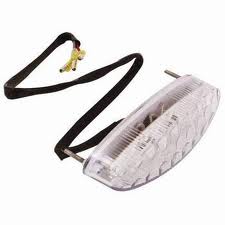 LED Tail Light Universal White Lens (Old Code: OF375) 