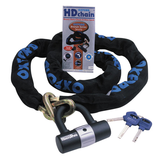 Heavy Duty Chain Lock w/Padlock 2.0m (Ø10mm) 