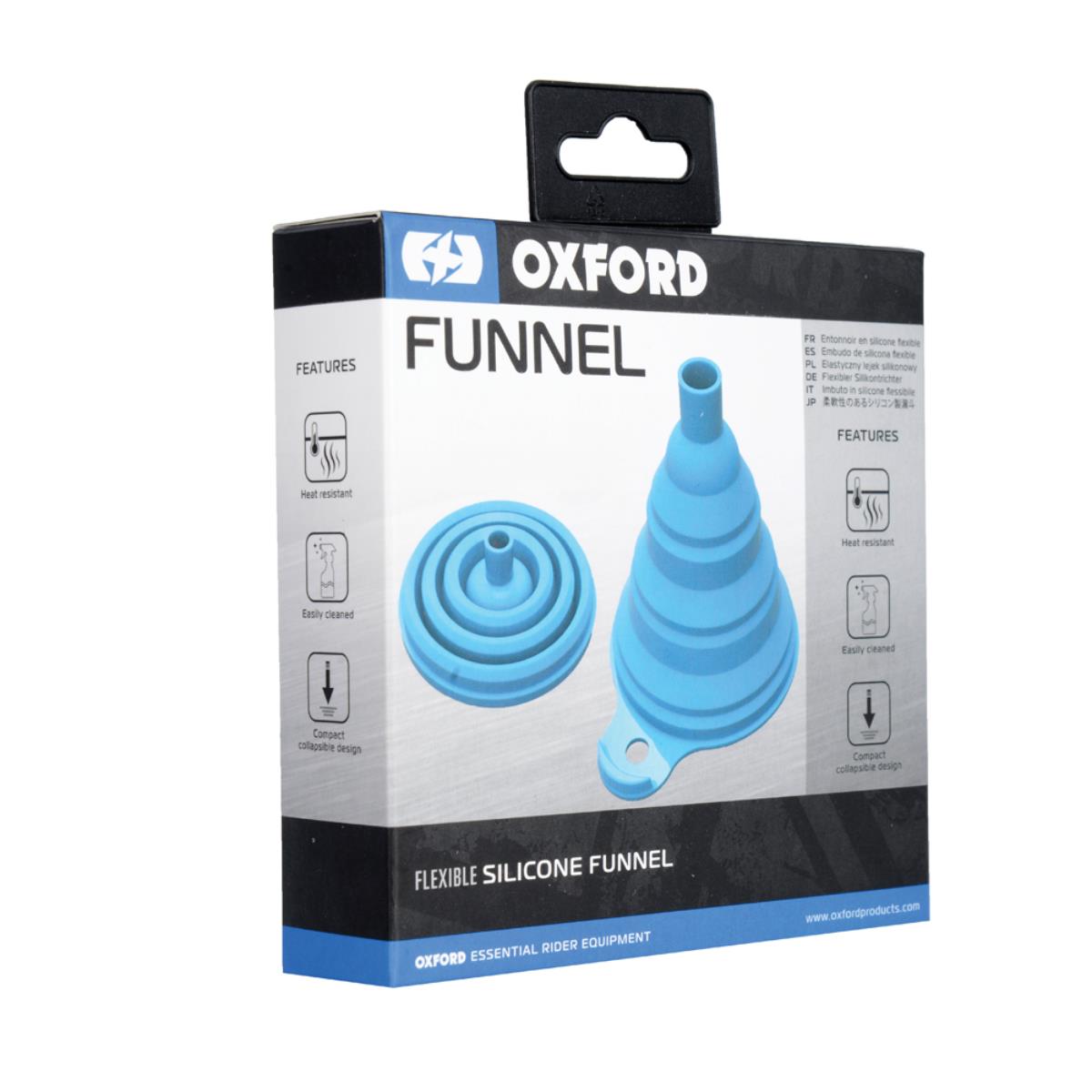 Folding Funnel Fuel/Oil Blue 