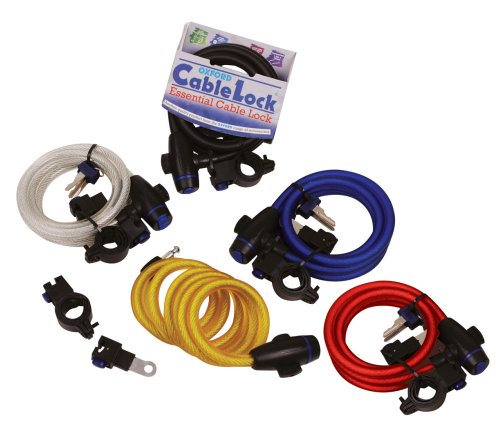 Cable Lock with Key 1.8m x 12mm Dark 