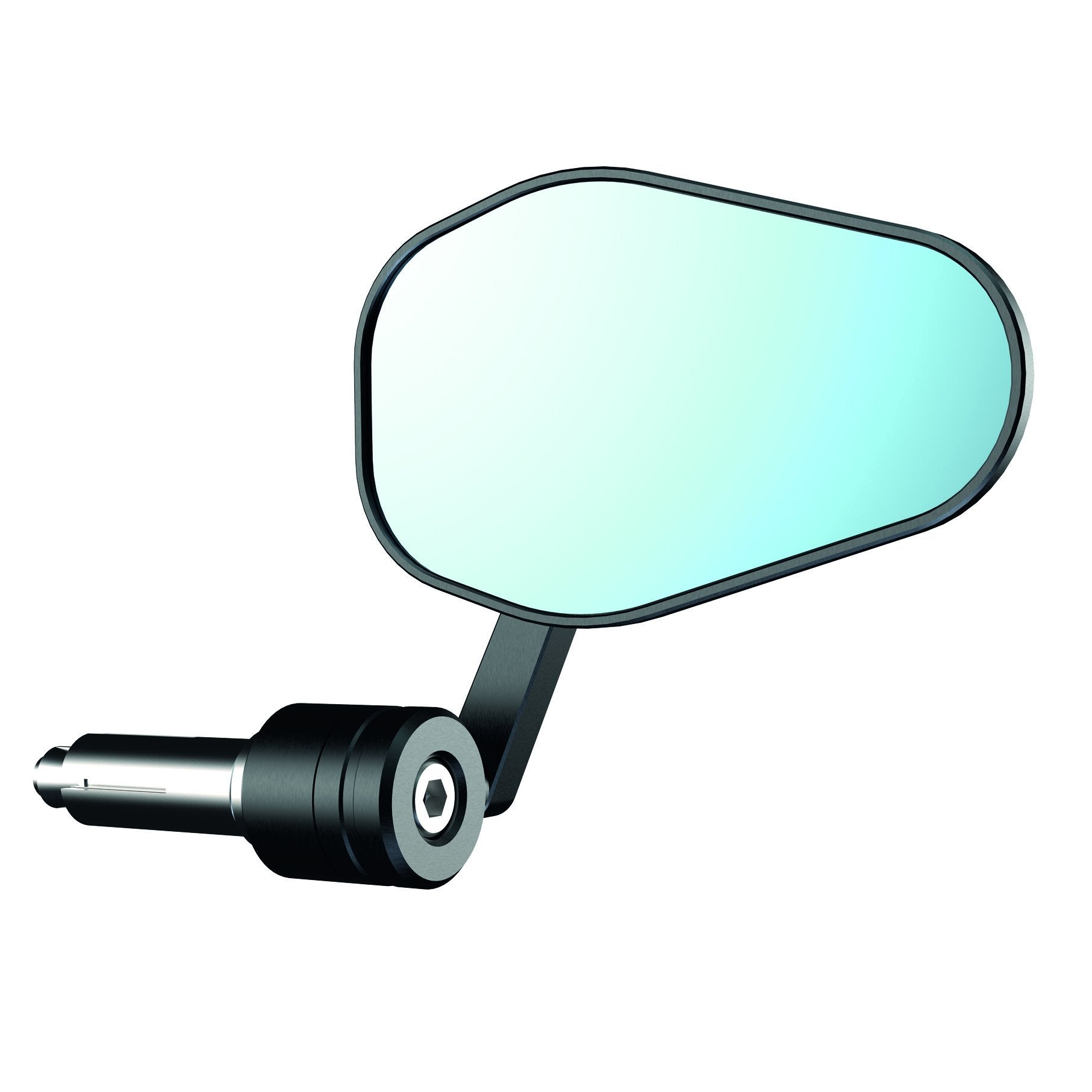 Bar End Mirror Shield 360 Black 