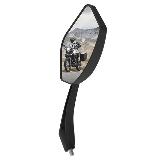 Universal Mirror Trapezium Right M10x1.25 RH Thread Black 