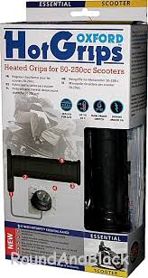 Heated Grips Scooter w/ Controller Black 