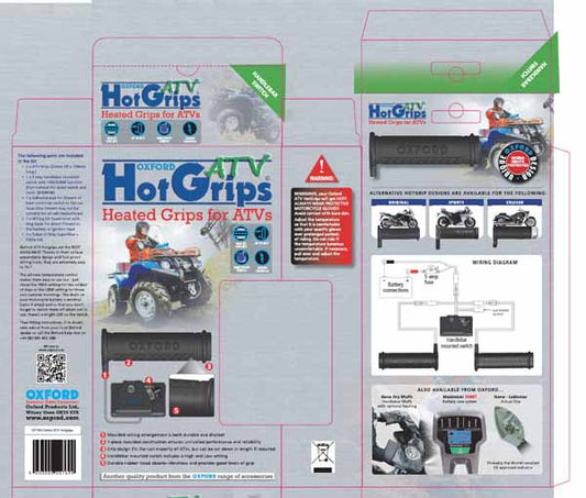 Heated Grips Essential ATV/Quad w/ Controller 22mm 
