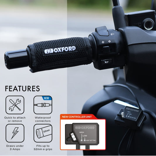 Heated Handlebar Mitts ATV/Snowmobile 12V 