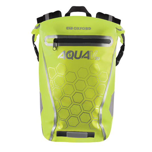 Waterproof Backpack Aqua V-20 20L Yellow Fluo/White (Old Code: OL997) 