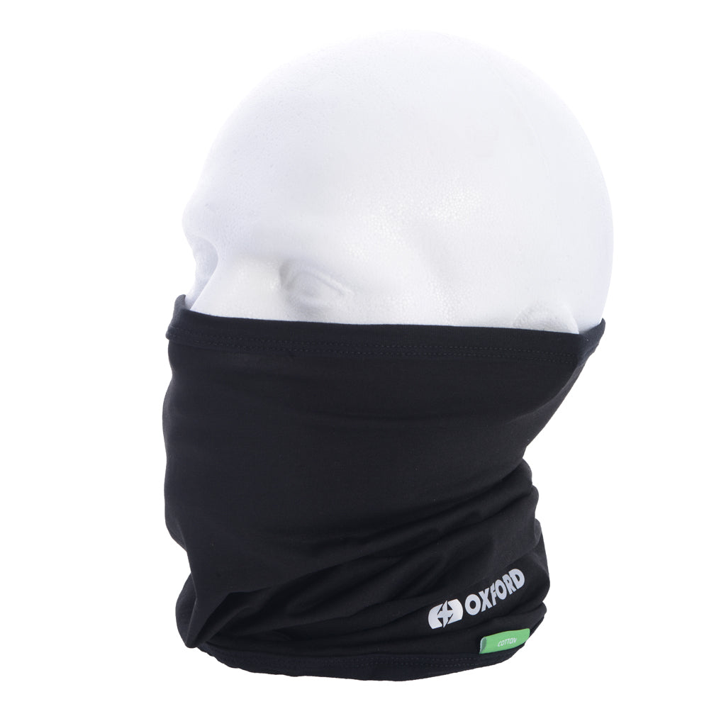 Neck Warmer Cotton Thermal Black Uni Size 