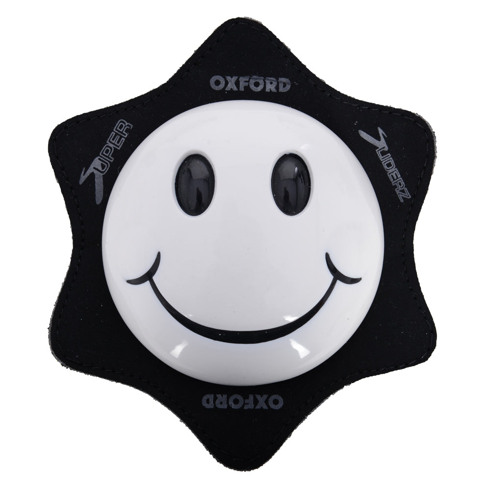 Leather Suit Sliders 'Smiler' White (Set) 