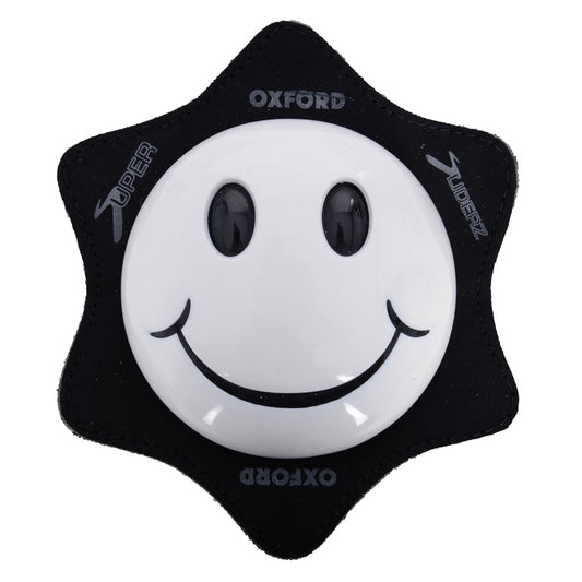 Leather Suit Sliders 'Smiler' White (Set) 
