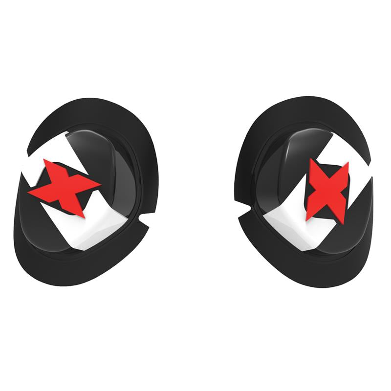 Leather Suit Sliders Icon Black/White 