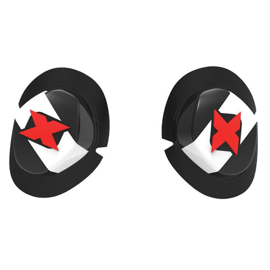 Leather Suit Sliders Icon Black/White 