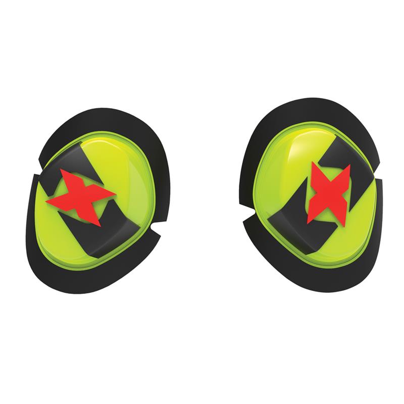 Leather Suit Sliders Icon Black/Yellow Fluo 