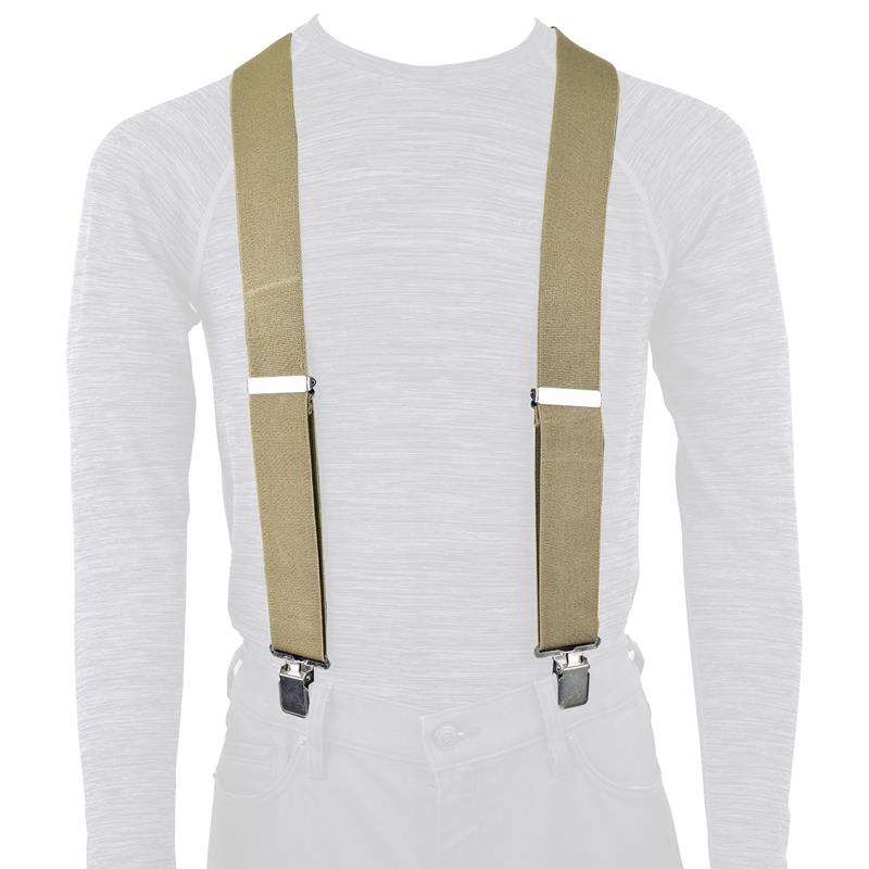 Suspenders Pants Straps Green (Khaki) 