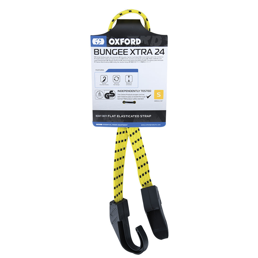 Luggage Strap Bungee 16mmx600mm/24" Yellow 