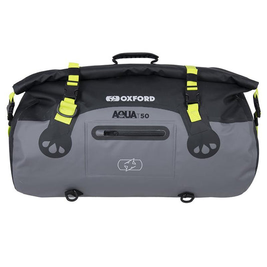 Aqua T-50 Rollbag Waterproof 50L Black/Grey/Yellow Fluo 
