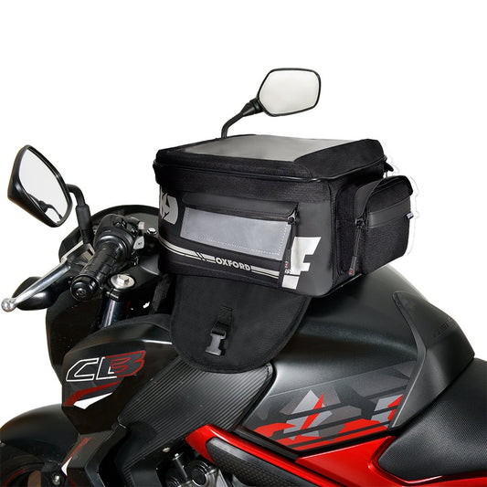 Motorcycle Tank Bag F1 Large 35L Magnetic Black (Replaces OL431) 