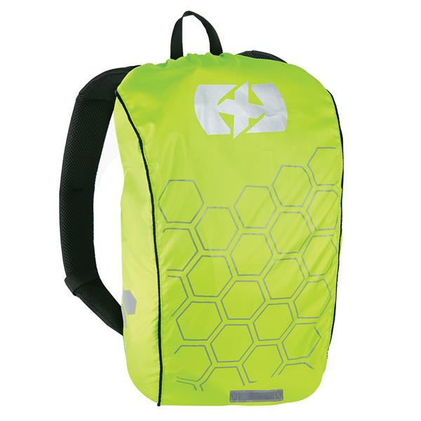 Waterproof/Reflective Backpack Cover Yellow Fluo/Grey 