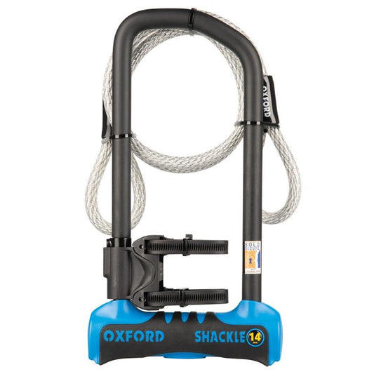 Anti-Theft U-Lock Shackle 14 Pro 320x177mm Blue 