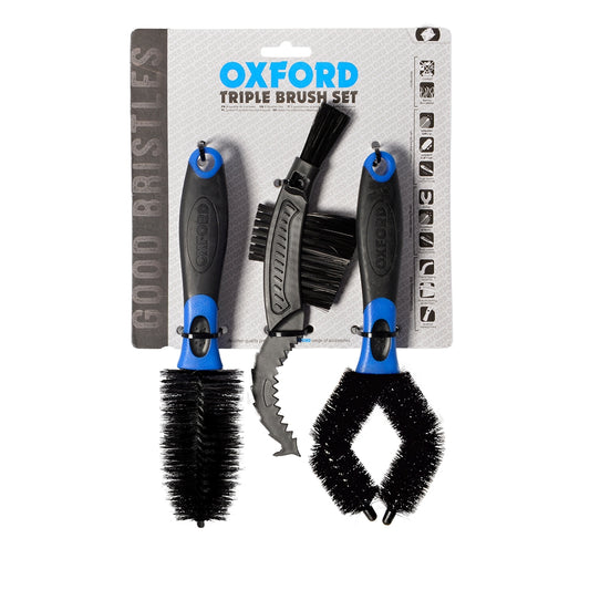 Motorcycle Cleaning Brush Set Triple (Old Code: OX244) 