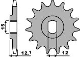 Front Sprocket 2105 11 Beta Rev80, Rev50