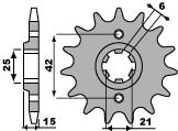 Front Sprocket 294 16 (Chain 530)