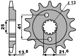 Front Sprocket 346 15 (Chain 525)