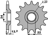 Front Sprocket 405 17 Aprilia Pegaso 600 90-93 (JTF1125.17) (Chain 520)