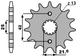 Front Sprocket 513 14 (JTF513.14) (Chain 530)