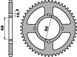 Rear Sprocket 256 42 C45 Honda MTX 200 RW 83-87 (JTR243.42) (Chain 520)