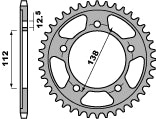 Rear Sprocket 4357 47 C45 Honda XL 1000 V 99-13 SD01, SD02 (JTR1304.47) (Chain 525)