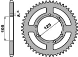 Rear Sprocket 4413 60 C45 HM 50 CRE (JTR1134.60) (Chain 428)