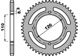 Rear Sprocket 4418 46 C45 Kawasaki KX 65 00-20 (JTR1465.46) (Chain 420)