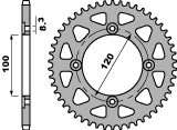 Rear Sprocket 4453 51 F Beta RR 50 05-09 (no JTR) (Chain 420)