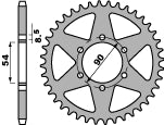 Rear Sprocket 4536 60 F Malaguti XSM 50 07-08 (Chain 420)