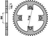 Rear Sprocket 4585 42 C45 BMW S 1000 RR 09-11 (JTR7.42) (Chain 525)