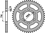 Rear Sprocket 481 40 C45 Kawasaki Z 400, 550 80-83 (Chain 530)