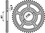 Rear Sprocket 824 46 C45 Suzuki GSX 600 F 89-91, GSX R 1100 86-88 (JTR829.46) (Chain 530)