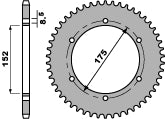 Rear Sprocket 844 53 C45 Yamaha TDR 125 89-92 (JTR839.53) (Chain 428)