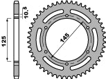 Rear Sprocket 866 45 C45 Yamaha XT 660 R, X 04-15, XT 660 Z 08-15 (JTR855.45) (Chain 520)