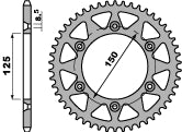 Rear Sprocket 899 47 C45 KTM SX, EXC, LC4 (JTR897.47) (Chain 520)