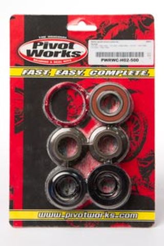 Rear Wheel Bearing Kit with Waterproof Spacers Honda CR125 95-99