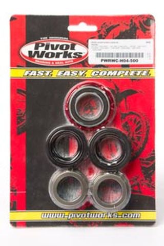 Rear Wheel Bearing Kit with Waterproof Spacers Honda CRF250R 04-08, CRF450R 02-08, CR125R 02-07