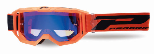Goggles PG3300-409 FL Vision, White Matt (Lens PG3346 Blue Mirrored, Antiscratch, No Fog, Anti UV) 