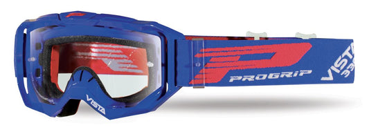 Goggles PG3303-104 TR Vista, Blue (Lens PG3310 Clear, Antiscratch, No Fog, Anti UV + Extra Lens PG3310) 