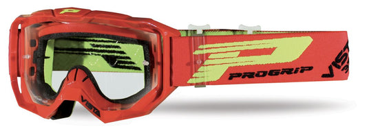 Goggles PG3303-107 TR Vista, Red (Lens PG3310 Clear, Antiscratch, No Fog, Anti UV + Extra Lens PG3310) 