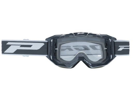 Goggles PG3303-180 TR Vista, Grey (Lens PG3310 Clear, Antiscratch, No Fog, Anti UV + Extra Lens PG3310) 