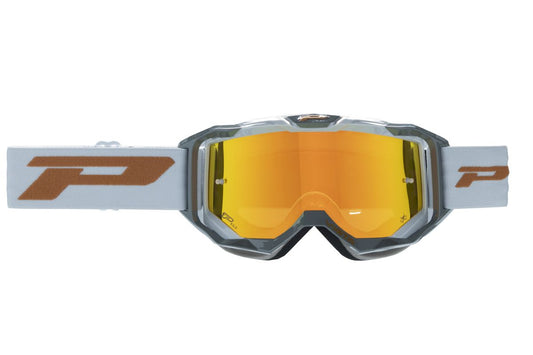Goggles PG3303-406 FL Vista, Grey (Lens PG3350 Orange Mirrored, Antiscratch, No Fog, Anti UV + PG3310 Free) 