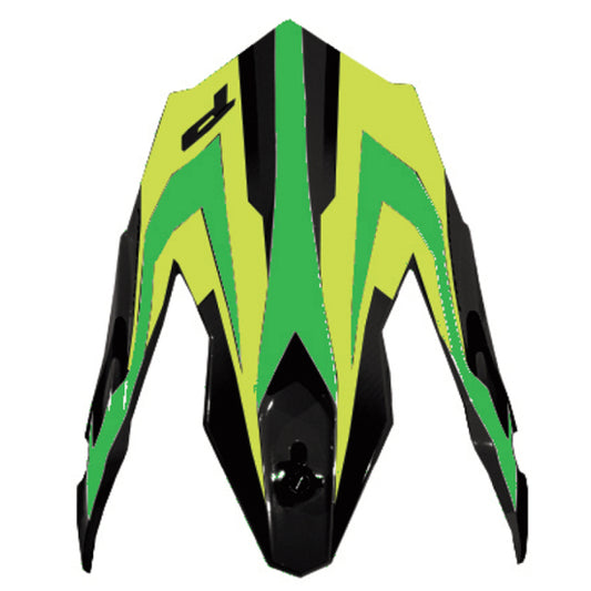 Visor PG3181 for Helmet PG3180, Green/Yellow Fluo (3181-321) 