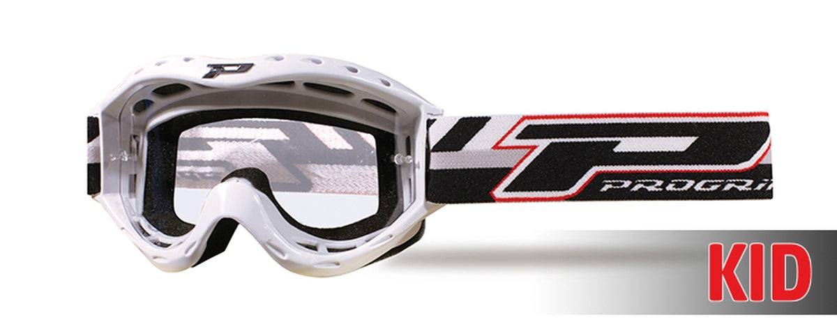 Goggles PG3101-101 Atzaki Kid, White (Lens PG3111 Transparent 1mm, No Fog, Anti UV) 