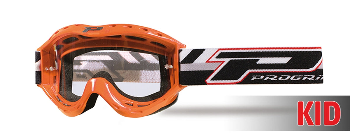 Goggles PG3101-106 Atzaki Kid, Orange (Lens PG3111 Transparent 1mm, No Fog, Anti UV) 
